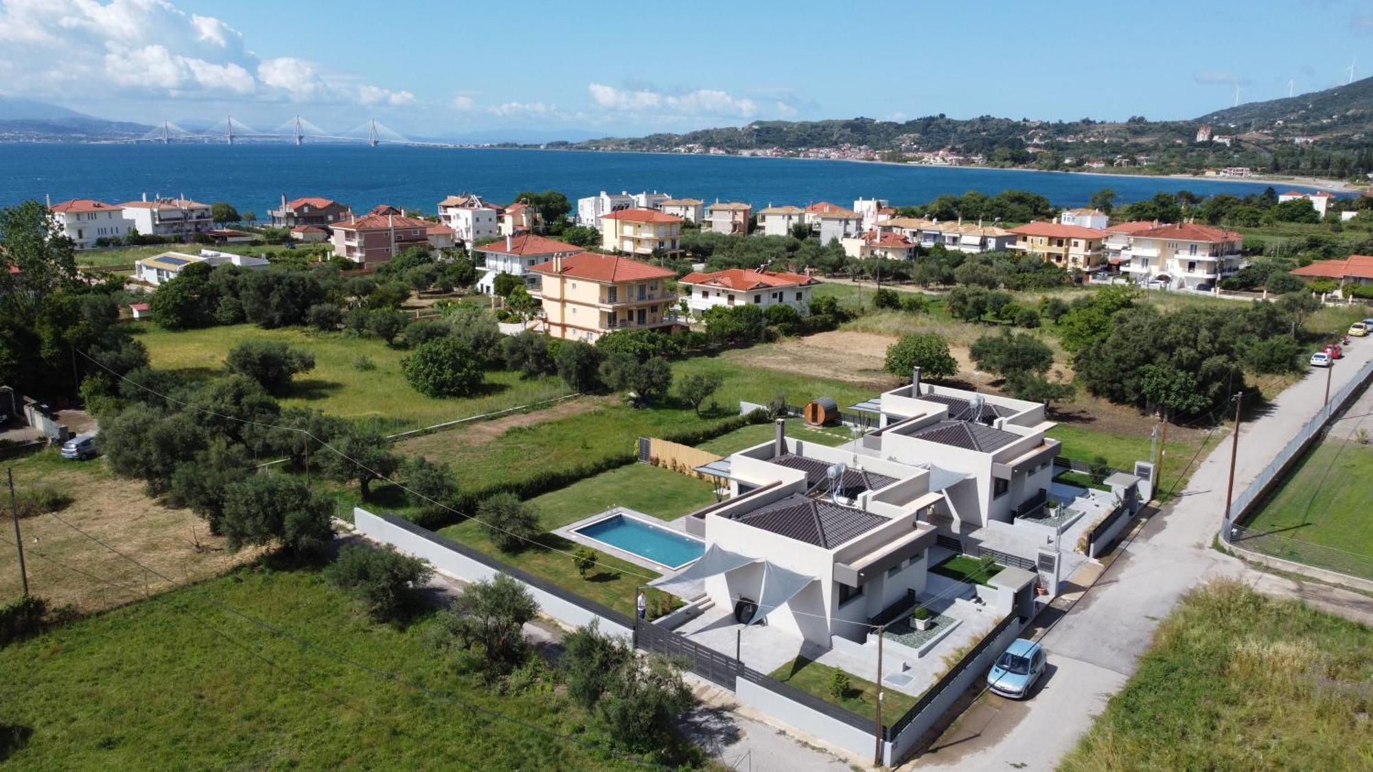 Nostos Luxury Villas With Private Pool In 纳弗帕克托斯 外观 照片